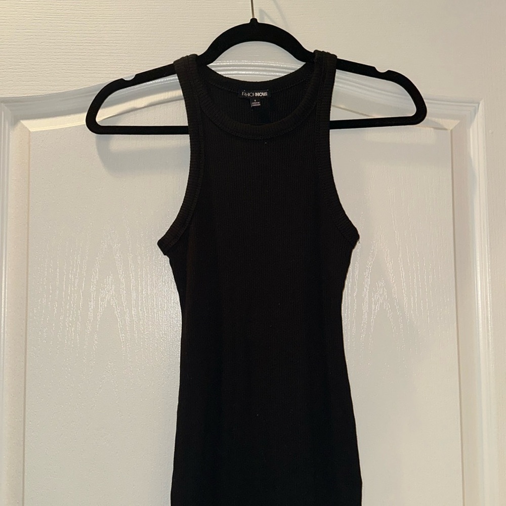 Mila Black Midi Dress